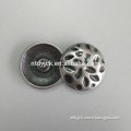 intaglio pattern fashion metal jeans button for garment